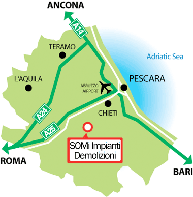 Somi Impianti - Dove Siamo - Location